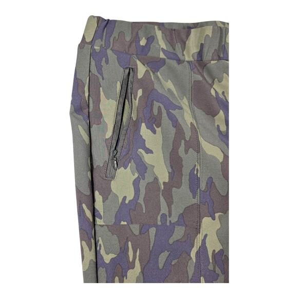 Lane Bryant Plus Size 16 Camo High Rise Pull On Slim Ankle Pants Stretch Nylon - Picture 5 of 12